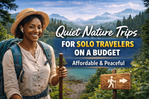 Quiet Nature Trips for Solo Travelers on a Budget: 15 Affordable & Peaceful Getaways (2026 Guide)