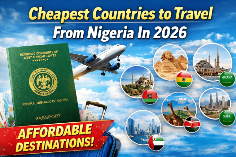 Cheapest countries to travel from Nigeria in 2026