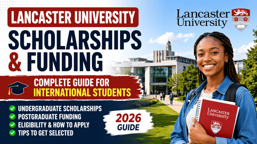 Lancaster University scholarships guide 2026